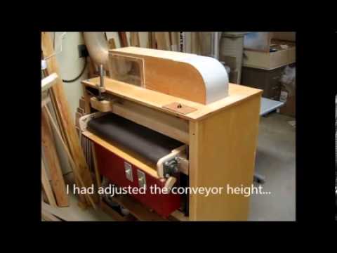 Shigshop thickness sander multiple pieces - YouTube