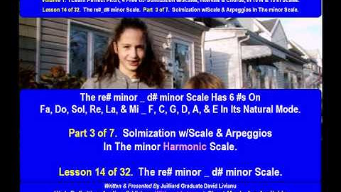 Part 3a. LESSON 14 of 32, The re#_d# minor scale. THEORY