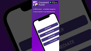 Crossword Puzzle - It improves IQ - App Warehouse - Install Now! screenshot 5