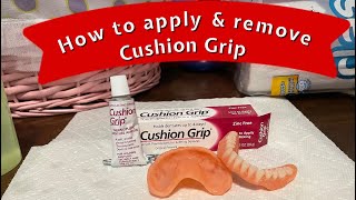 Cushion Grip removal not quite as easy as it looked in the videos lmao : r/ dentures