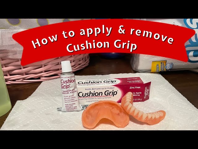 Cushion Grip Thermoplastic Denture Adhesive