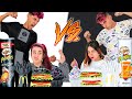 24 HORAS COMENDO COMIDA BRANCA VS COMIDA PRETA *desafio de casal