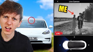 Tesla LIVE Sentry Cam Lets You Spy on ANYONE?