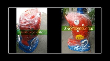 THÙNG RÁC HÌNH CON THÚ, THÙNG RÁC TRANG TRÍ CÔNG VIÊN, TRƯỜNG HỌC - LH: 0968 053 681