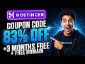 Hostinger Discount Code 2026 ✅ 93% OFF + 3 Months Free | Best Hostinger Promo Code