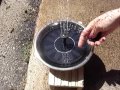 Feelle Solar Powered Bird Bath