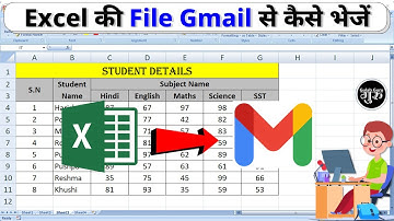 ms excel ki file gmail par kasie bheje | excel ki file ko mail kaise kare | mail kaise bhejte hai