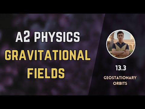 13.3 Geostationary orbits of satellite and their height | Gravitational fields | A2 level Physics