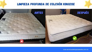 LIMPIEZA PROFESIONAL COLCHÓN King Size Te ayudamos con Limpieza de Vitto a disfrutar de la limpieza.