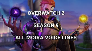 Overwatch 2 Moira Season 9 All New Voice Lines for OW2