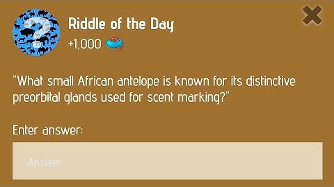 Riddle Of The Day Zoo 29-30 January | Zoo Riddle Of The Day Code | Riddle Of The Day Zoo