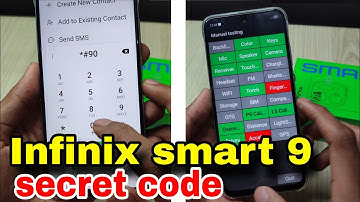 Geheime code Hardwaretest op Infinix Smart 9
