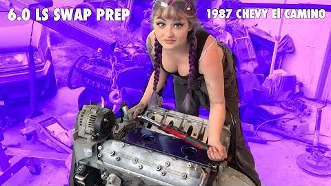 6.0 LS SWAP PREP 1987 EL CAMINO PART 1