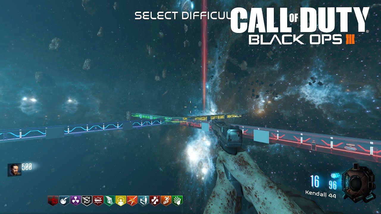 4 Hallways Challenge map! Call of Duty Black ops 3 Custom Zombies