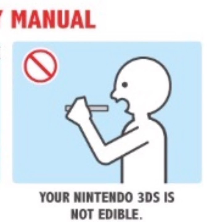 Nintendo 3DS Safety Manual!