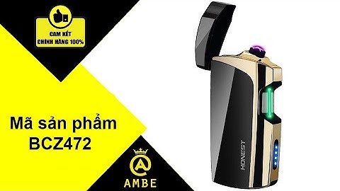 Bật lửa sạc điện Usb tia lửa điện Honest BCZ472 Ambe Store