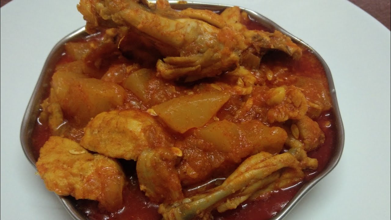 దోసకాయ చికెన్ కూర //Dosakaya chicken curry in telugu//andhra style