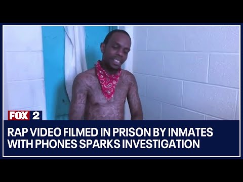 Rap video filmed in prison by inmates with phones sparks investigation