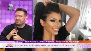 Teo Show(05.11.2021) - Stiu vedetele sa se machieze? Alex Abagiu da verditctul!