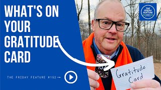 152: Gratitude Card | The Friday Feature