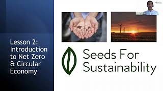 ESG| Climate Neutrality| Net Zero and Circular Economy| An Introduction| Seeds For Sustainability