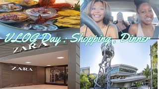 VLOG DAY (come with us shopping & then to dinner)