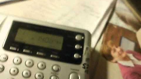 RTTY test transmission