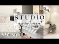 STUDIO APARTMENT TOUR | 550 Sq Ft in Philadelphia | $1150