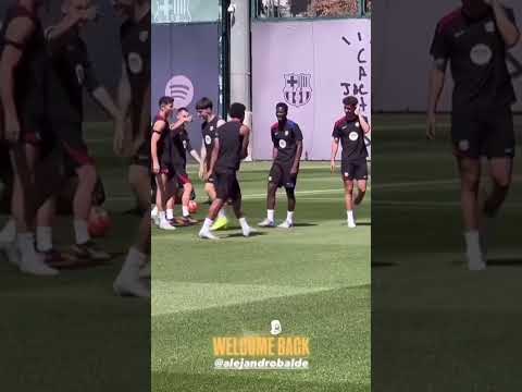 😞Alejandro balde comeback 😞Barcelona training عودة بالدي بعد فوات الاوان تدريبات برشلونة😞