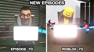 Skibidi Toilet 1 - 70 ALL Episodes - Roblox Animation (60 FPS REMASTERED) - (Episode 71 ?)