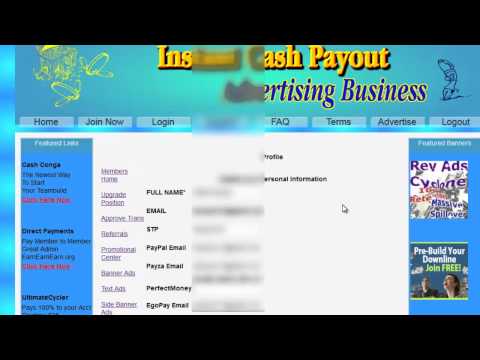 InstantCashPayout- How To Place Ads And How The Matrix Works