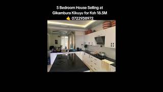 5 Bedroom Townhouse + Study for sale at Gikambura Kikuyu at Ksh 18.5M 🤙 0722938972 #affordable #fyp
