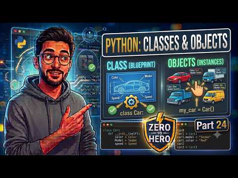 Classes and Objects in Python | Zero to Hero (Part 24)