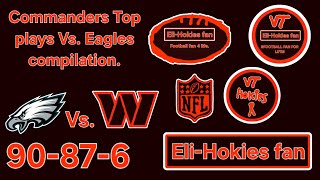 Commanders top plays vs. Eagles compilation