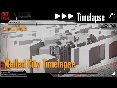 Walled City Timelapse: Base modeling