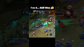 1vs4... still won 😎💀.....#shorts #1v4Clutch #Gaming #ClutchMoment #ProGameplay #InsaneWin #GamerLife