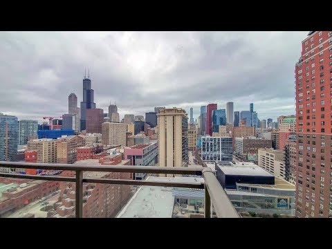 A skyline-view one-bedroom at the South Loop's Astoria Tower