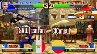 FT5 @kof98: [SVW] caifan (MX) vs ElConsul (CO) [King of Fighters 98 Fightcade] May 8