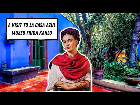 Video: Diego Rivera at Frida Kahlo Museum sa Mexico City