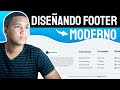 Como hacer FOOTER moderno DESDE CERO | HTML - CSS | 2021