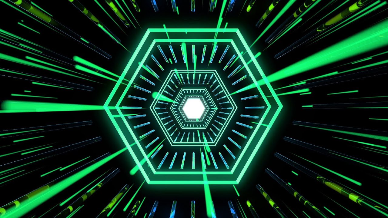 Neon Tunnel Background Loop , Lights VJ Motion Background || Neon ...