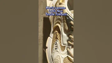 Men S Lacoste L003 Neo Textile Trainers Shoes 