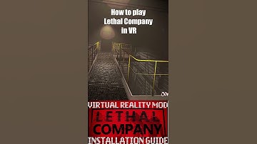 How to play Lethal Company in VR! #LethalCompany #VR #Guide