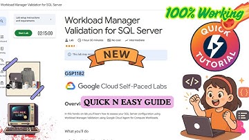 Workload Manager Validation for SQL Server #GSP1182 #qwiklabsarcade2025 #arcade_facilitator