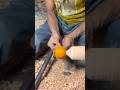 Amazing Wooden Orange Making Process | using Wood.🍊🍊#viral #foryou #youtubeshorts #shorts
