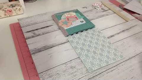 Flipbook Style Base  TUTORIAL #1 - Using One 12x12 Paper