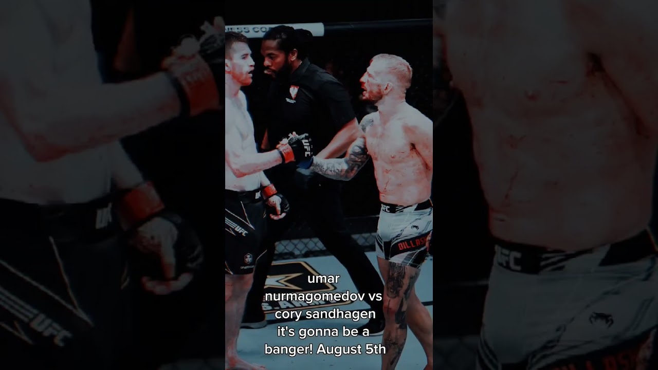 Umar nurmagomedov vs cory sandhagen Aug 5th in Nashville tennessee 