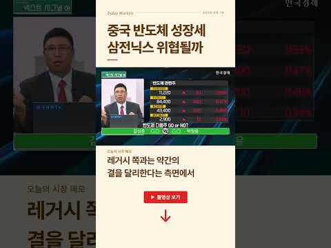중국 반도체 성장세, 삼전닉스 위협될까 | 성공투자 오후증시