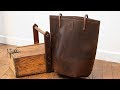Making a leather tote bag - with commentary