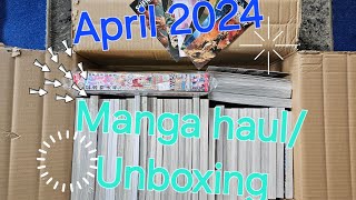 Manga Haul/Unboxing April 2024